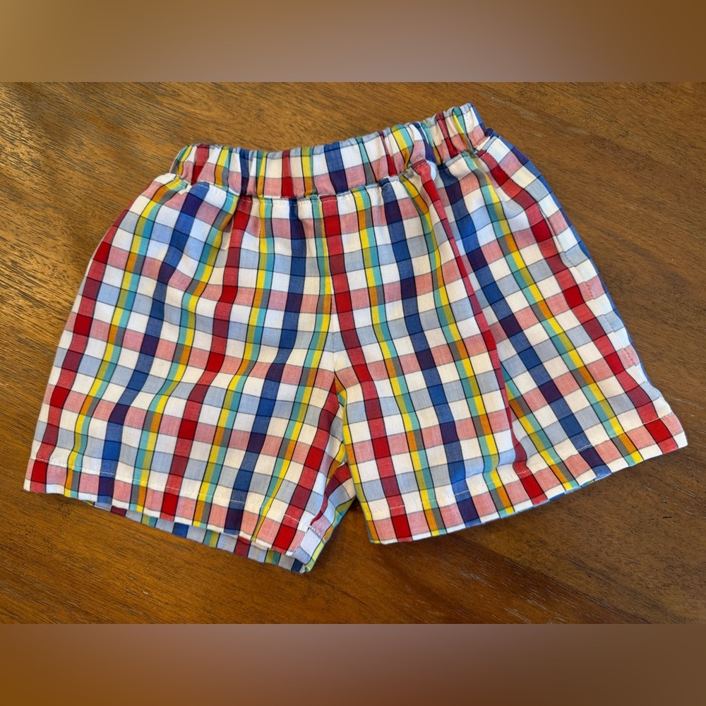 GUC. TBBC. Sheffield Short in Multi-Colored plaid. Size 2T.
